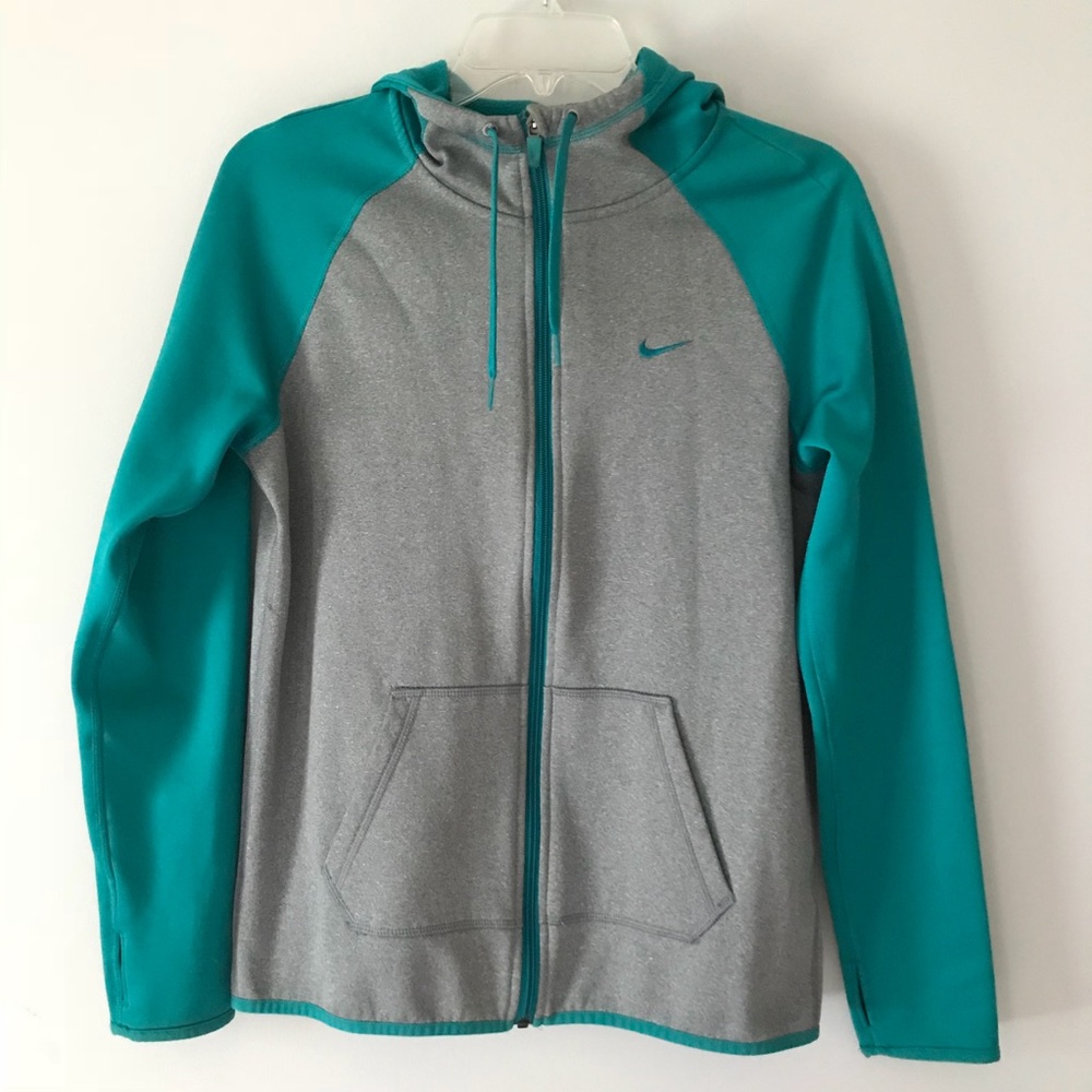 Turquoise Nike sweatshirt
